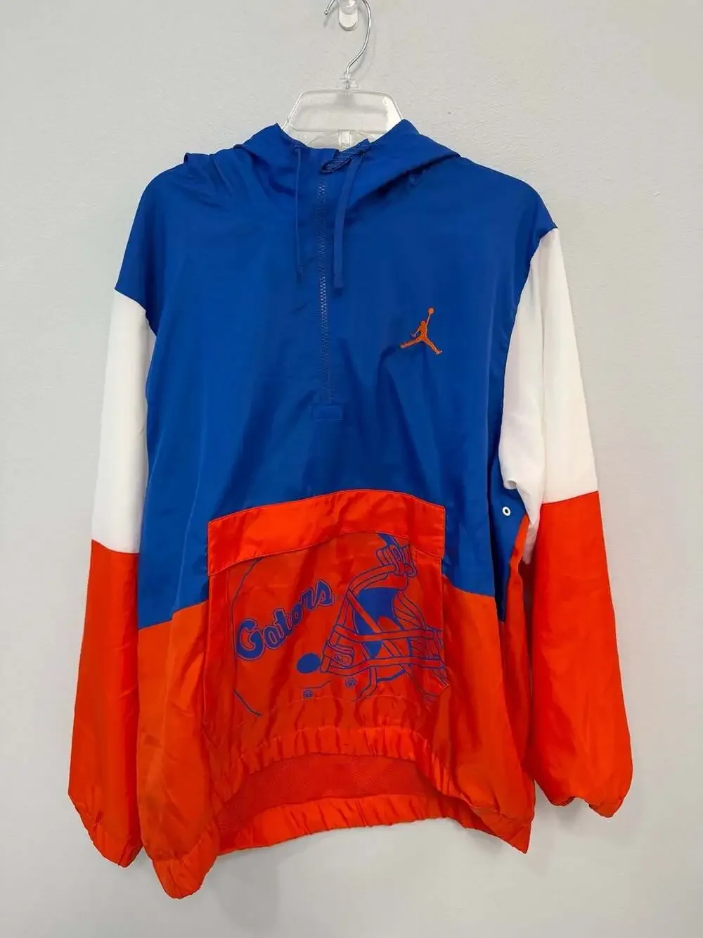 Jordan Brand Florida Gators Colorblock Anorak Quarter-Zip Jacket